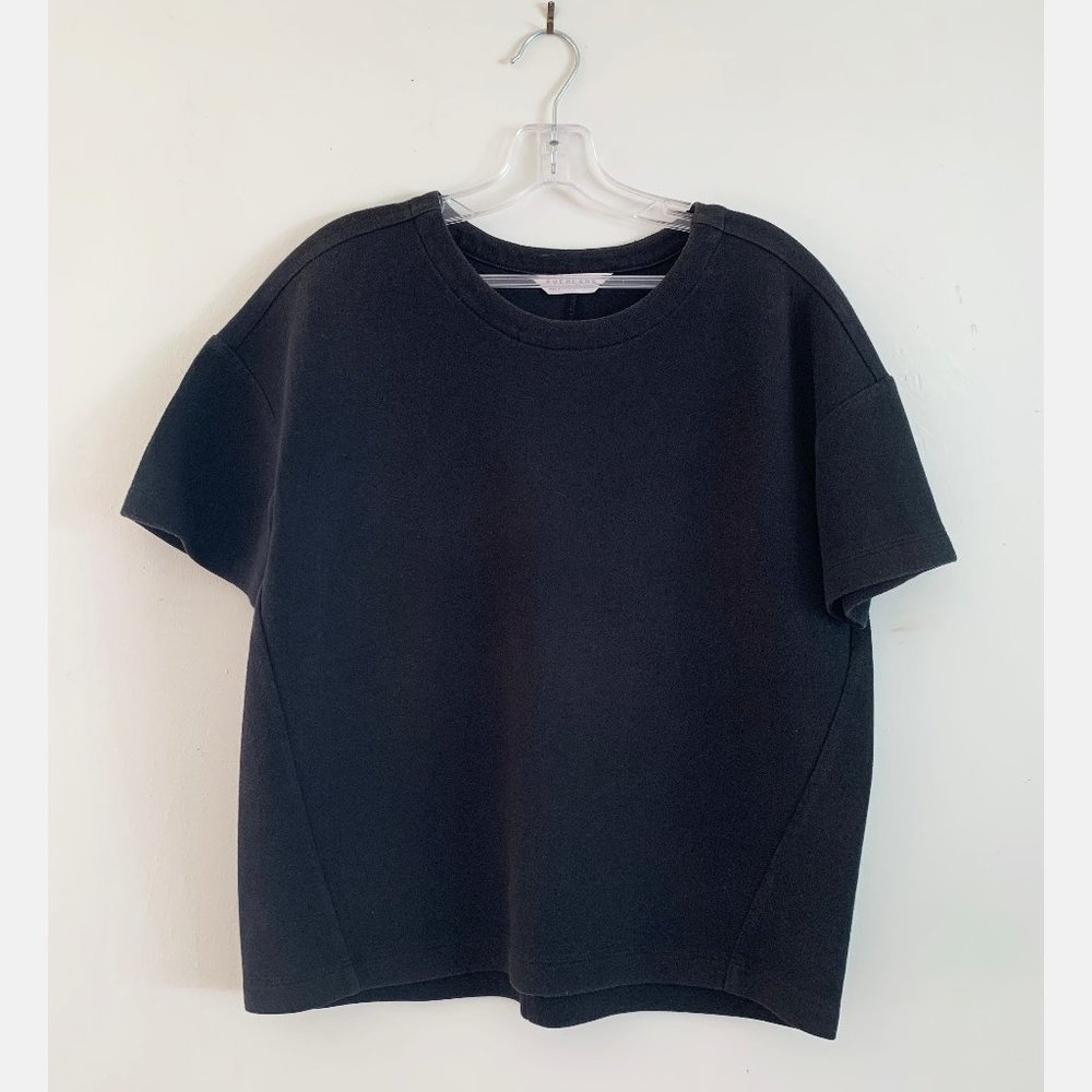 Everlane The Street Fleece Short Sleeve Sweatshirt - Small